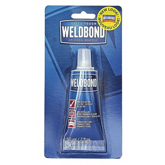 WELDBOND 058951500988 Glue,2 oz.,Multi-Purpose,White,Low VOCs