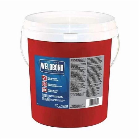 Weldbond Epoxy Adhesive, White, 6 to 12 hr Full Cure, 5 gal, Pail 058951509592