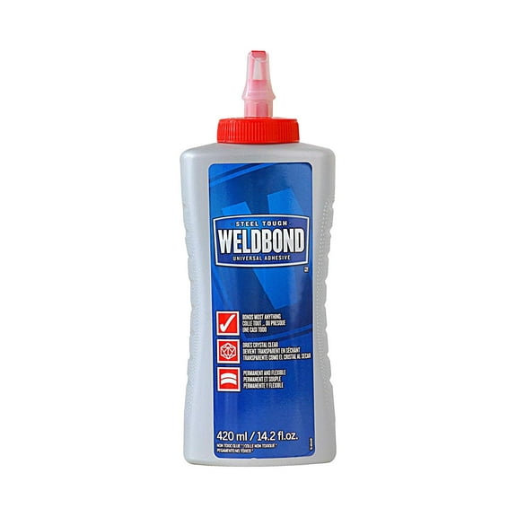 Weldbond Multi-Purpose Non-Toxic Adhesive Glue, Clear, 14.2 oz