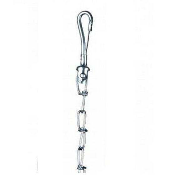 Welded Chain Link Dog Tie Outs Strong Outdoor Secure Choose Thickness and Length (1.8mm - 10 feet)