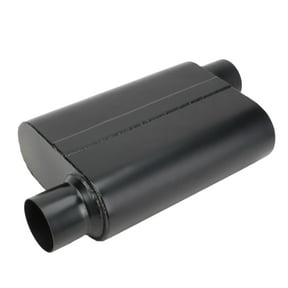 Welded Chamber Muffler, 3 Inch, Offset Inlet/Offset Outlet