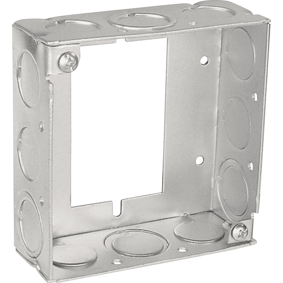 Welded Construction Square Box Extension - Single Pack Home & Garage Storage, Stackable Design