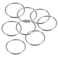 thumbnail image 1 of Welded O Ring, 100 x 5mm Strapping Round Rings Stainless Steel 8 pcs, 1 of 3