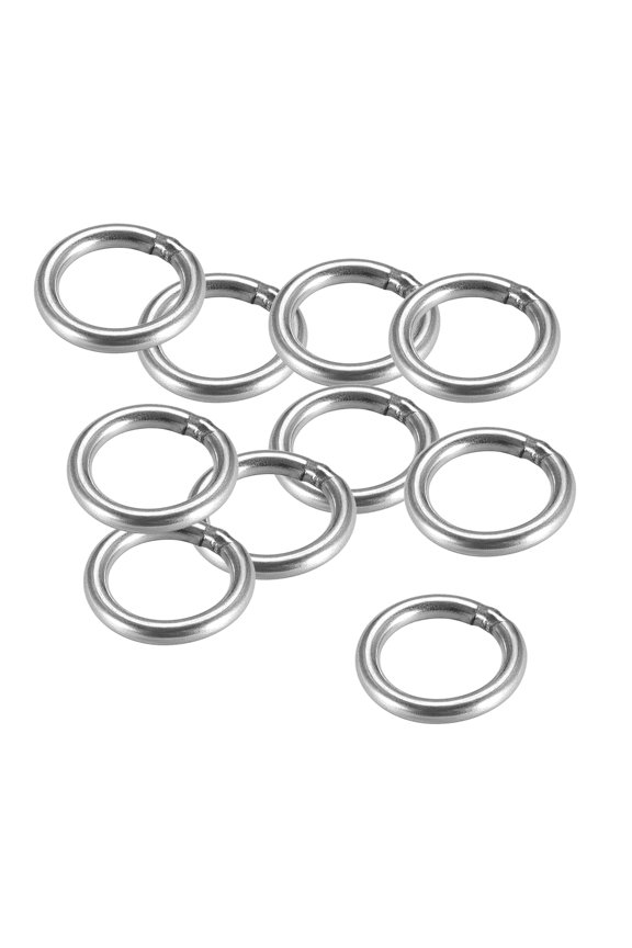 Welded O Ring 20 x 3mm Strapping Round Rings Stainless Steel 10pcs