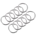 thumbnail image 1 of Welded O Ring 50mm Outer Dia. 5mm Thickness 304 Stainless Steel 10 Pack, 1 of 5