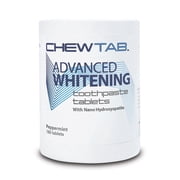 Weldental Chewtab Advanced Whitening Toothpaste Tablets NHAP, Peppermint Refill