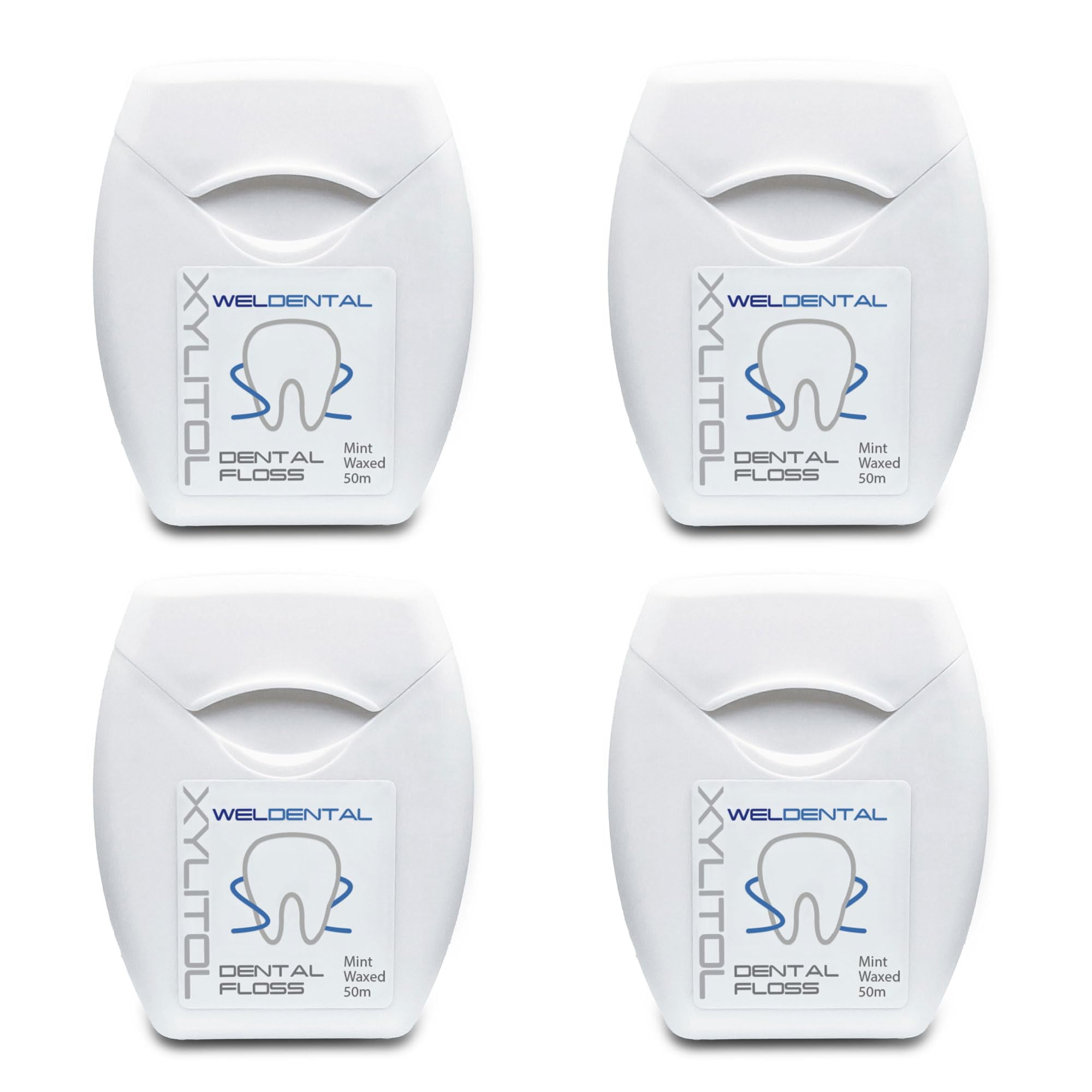 Weldental Xylitol Dental Floss DHF10 50m (4Pack)
