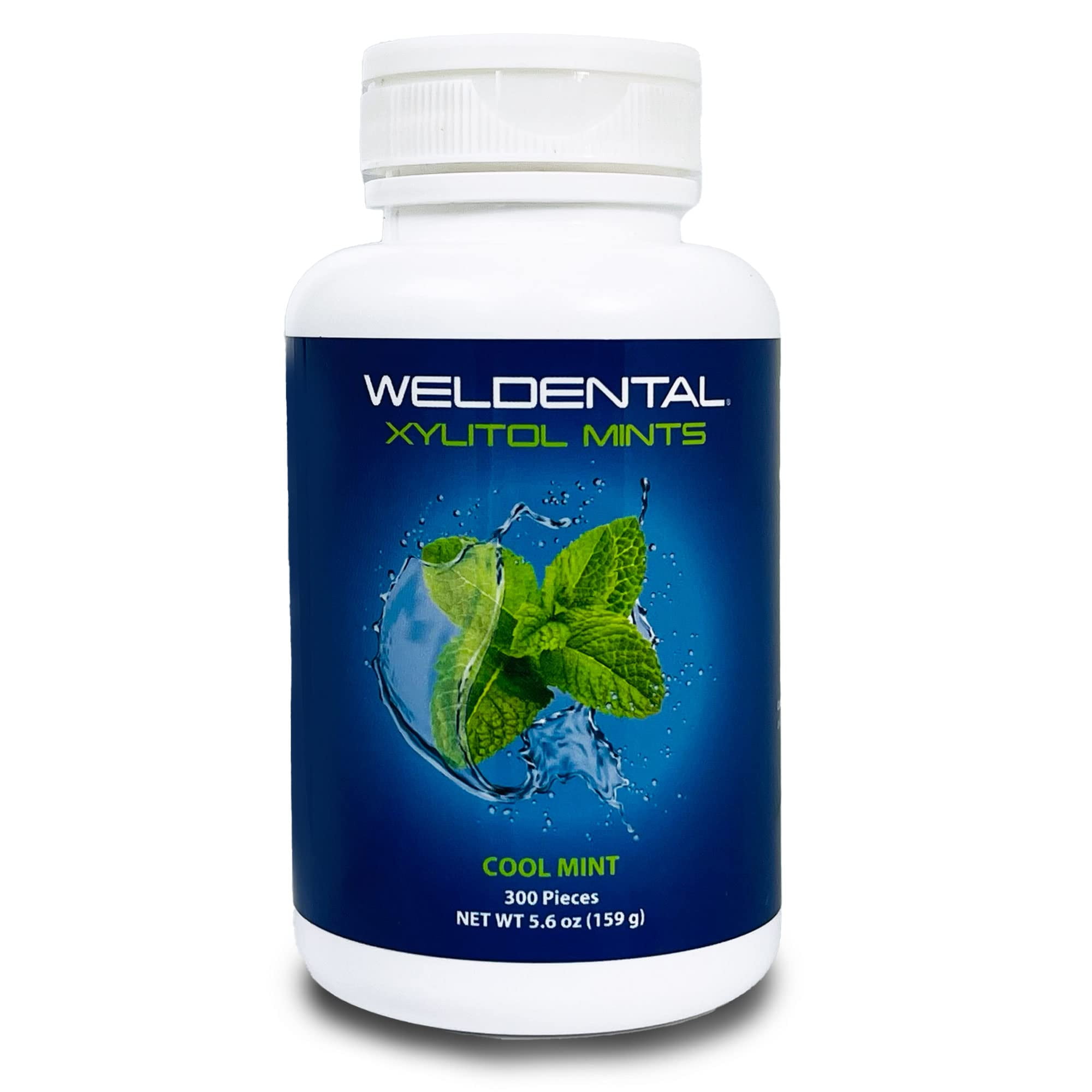 Weldental Xylitol Mints 300 Tablets, Cool Mint Flavor, Xylitol