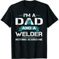 thumbnail image 1 of Welder American Flag - USA Patriotic Welder Dad Father's Day T-Shirt, 1 of 4