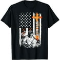 thumbnail image 1 of Welder American Flag Welding Fusing Material Funny Technical T-Shirt, 1 of 4