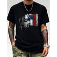 thumbnail image 1 of Welder American Flag Welding Grunge Distressed T-Shirt        Cotton Summer Men's Short Sleeve Tops T-Shirt Vintage Shirts Graphic Tees Men Camisas Para Hombre Funny Shirts Printed & Shipped In USA, 1 of 5
