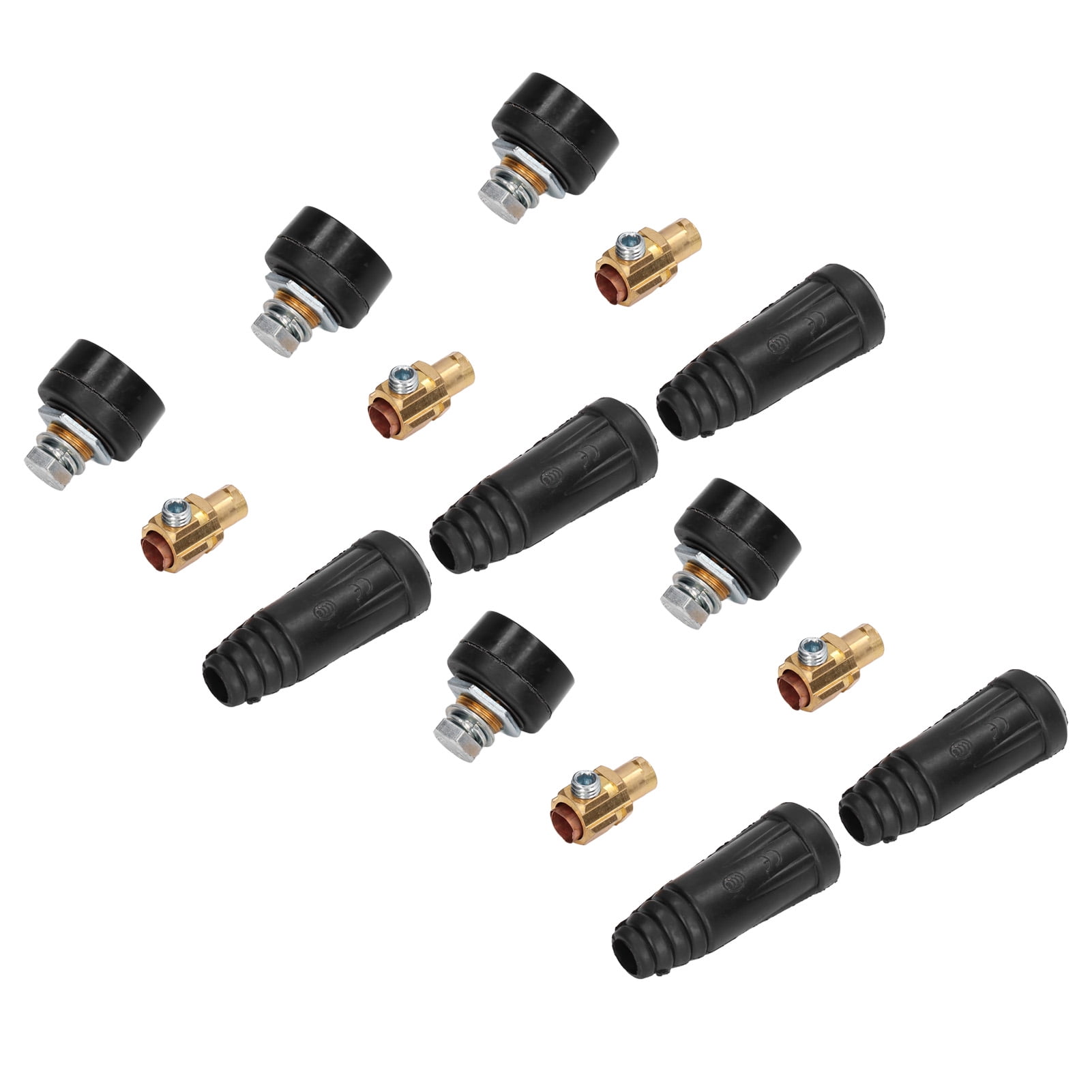 Welder Cables Plug, Firm Fixing Wide Use Welding Cable Connector Quick Fitting 5 Sets For
