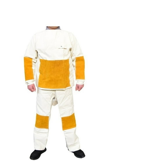Welder Clothes Canvas Welding Suit For Men Jacket Pants Workwear Uniform Protective Clothing Wear-resistant Heat Proof ,Widely Use