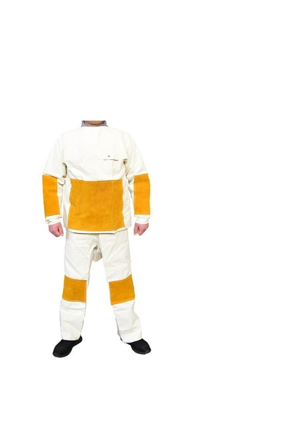 Welder Clothes Canvas Welding Suit For Men Jacket Pants Workwear Uniform Protective Clothing Wear-resistant Heat Proof ,Widely Use