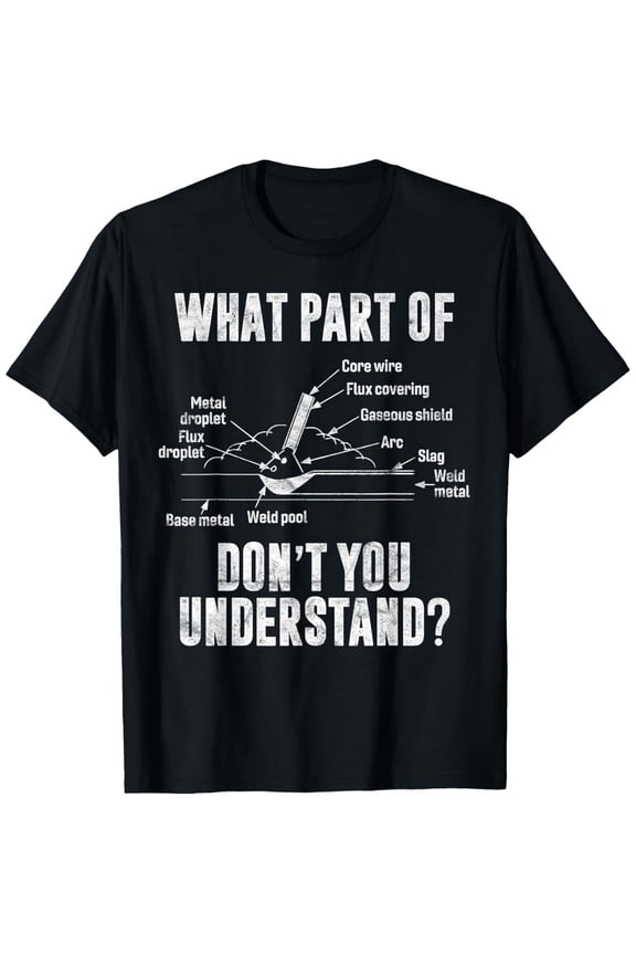 Welder Costume T-Shirt, 100% Cotton, Crew Neck, Slight Stretch, Regular Fit, with Welding Diagram Print, for Men, All Seasons, Versatile Top for Daily Wear, Sports, Festivals, Parties, Sizes S-XXL