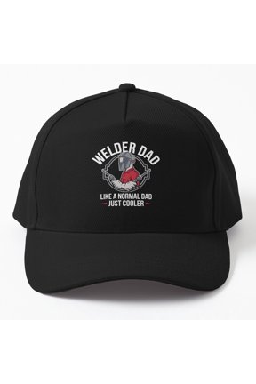 Welder Dad V2 Baseball Cap, Cooler Than Normal Father Trade Design, Classic Hat
