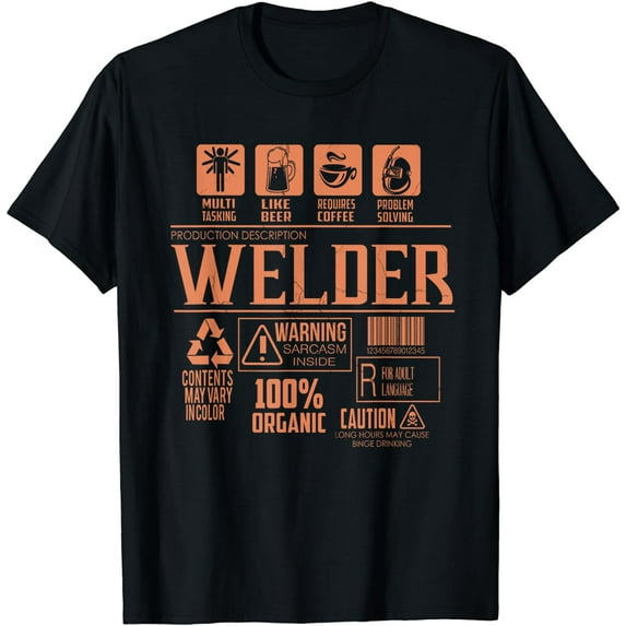 Welder Gifts For Men Funny Welder Shirt Funny Welding T-Shirt