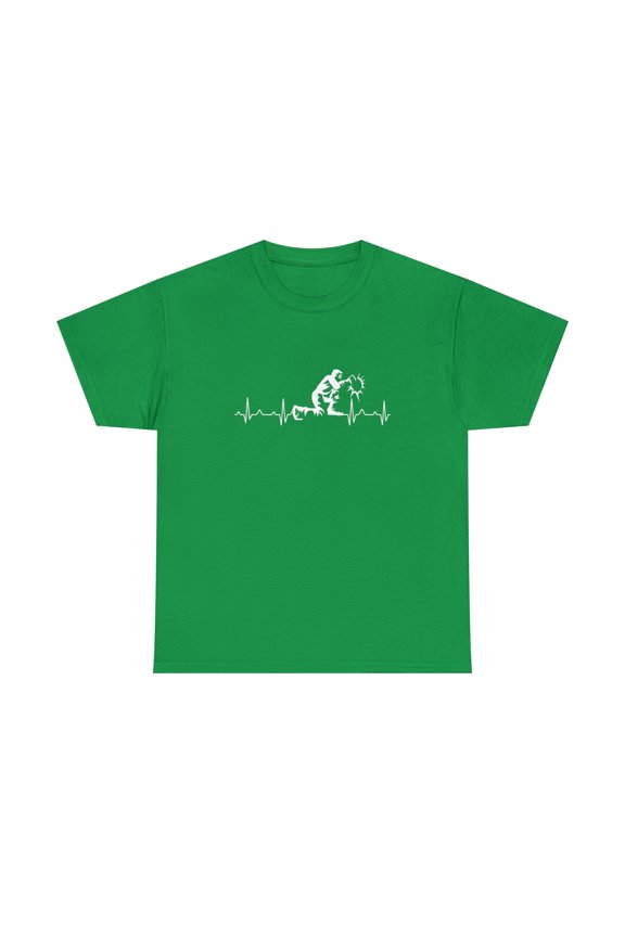 Welder Heartbeat Welders Welding Mens Gift T-shirt