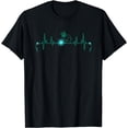 thumbnail image 1 of Welder Heartbeat Welding Blacksmith Handyman T-Shirt mens t shirt，black，women，funny，misfits，men，journey，t-shirt, 1 of 4