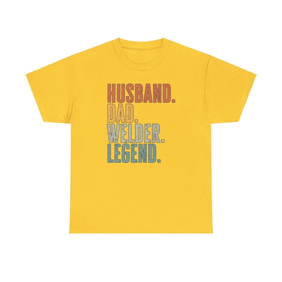 Welder Husband Dad Shirt Gifts Tshirt Crew Neck Short Sleeve
