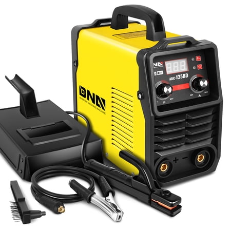 Welder Machine, 120A/110V Portable ARC Welding Machine IGBT, DIY Welding, with LED Digital Display and Hot Start Arc Force, Yellow