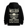 thumbnail image 1 of Welder Skull Hoodie hoodies skeleton men sweater hoodie black Warm and lightweight, suitable for winter sports and casual wear graphic idk fire Vintage Unisex Shirt Cotton tshirts, 1 of 7