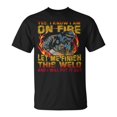thumbnail image 1 of Welder Yes I Know I Am Fire Graphic Tee Unisex Adult Cotton Casual Workwear for Welding, Industrial Jobs or Everyday Wear, Size S, Color Black, 1 of 3