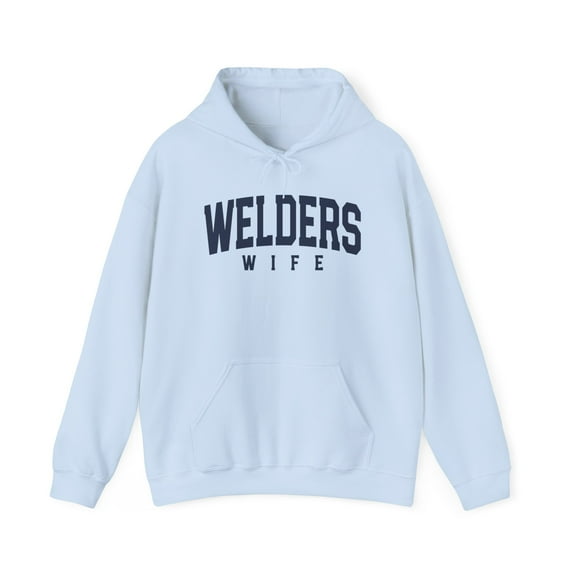 Welders Wife Husband Anniversary Wedding Hoodie, Gifts, Hooded Sweatshirt