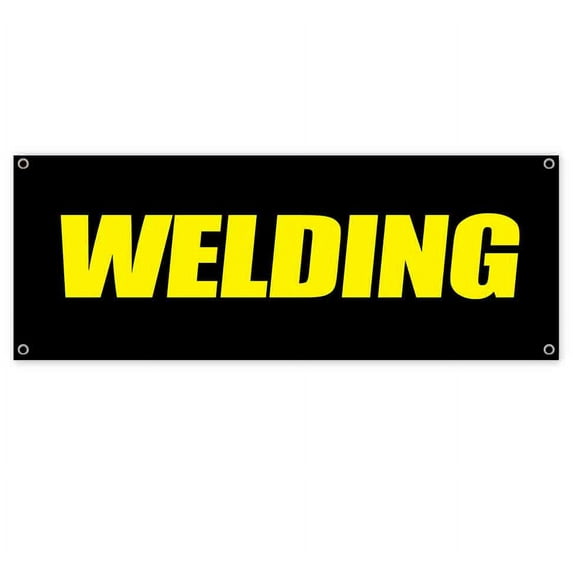 Welding 13 oz Vinyl Banner With Metal Grommets