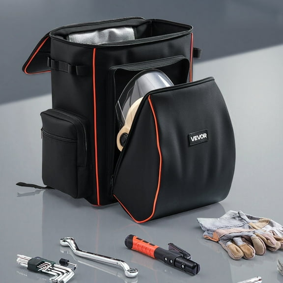 Welding Backpack for Tools & Helmet - 35.6L 600D Polyester, Heavy Duty Welder Gear Bag