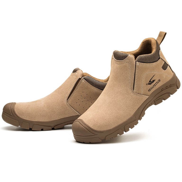 Welding Boots for Men,Slip On Indestructible Steel Toe Work  display picture 1