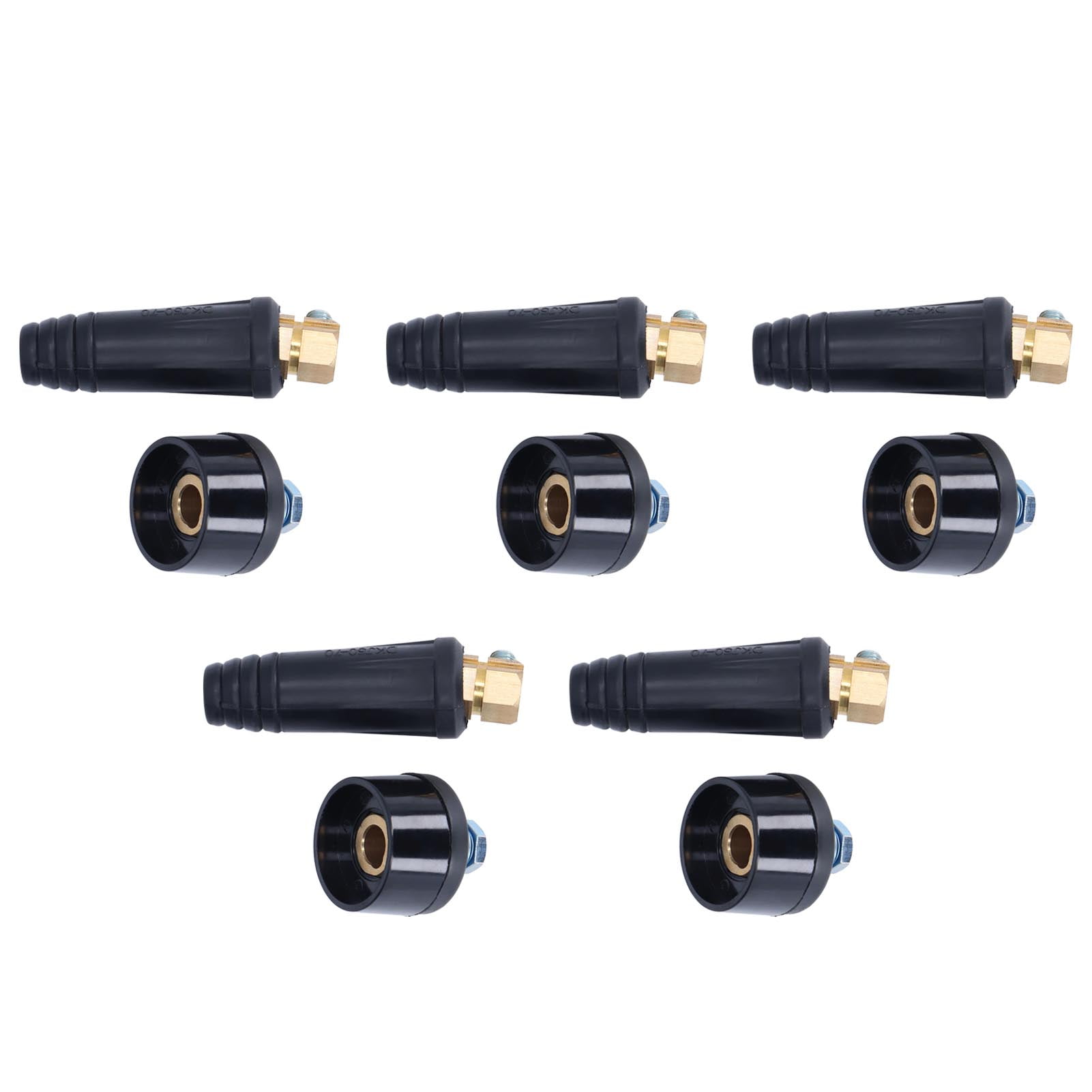 Welding Cable Quick Fitting, Insulation Welder Cables Connector Plugs