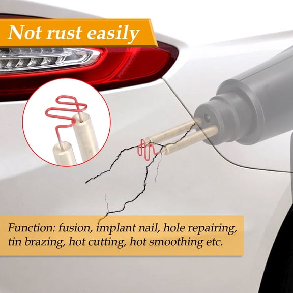 Welding Car Bumpers Welding Wire For Plastics Welding Machine Plastics Welders Studs Plastics Appearance Repairing Machine Staple Kit Mending Repairing Standard Pre Cut Staple Set