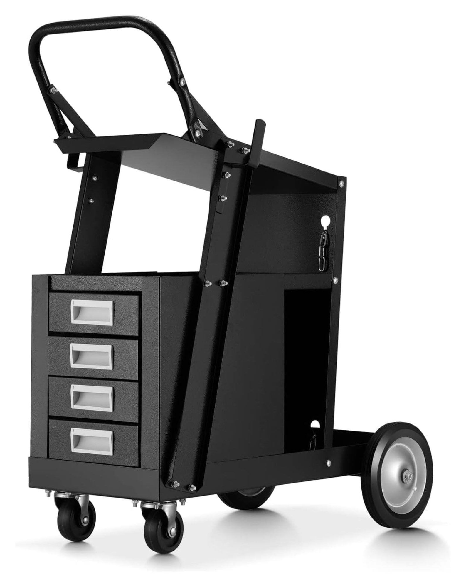 Welding Cart, 220 lbs Welding Carts for Mig Welder, Welder Cart Heavy