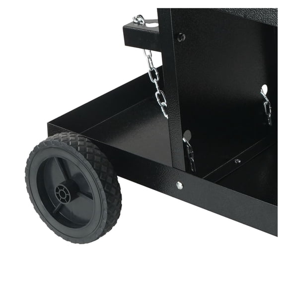 Welding Cart 3-Tier Heavy Duty, 400 Lbs Capacity, Swivel Wheels, Gas Cylinder Storage, Rolling Welder Cart for MIG TIG ARC Plasma Cutter