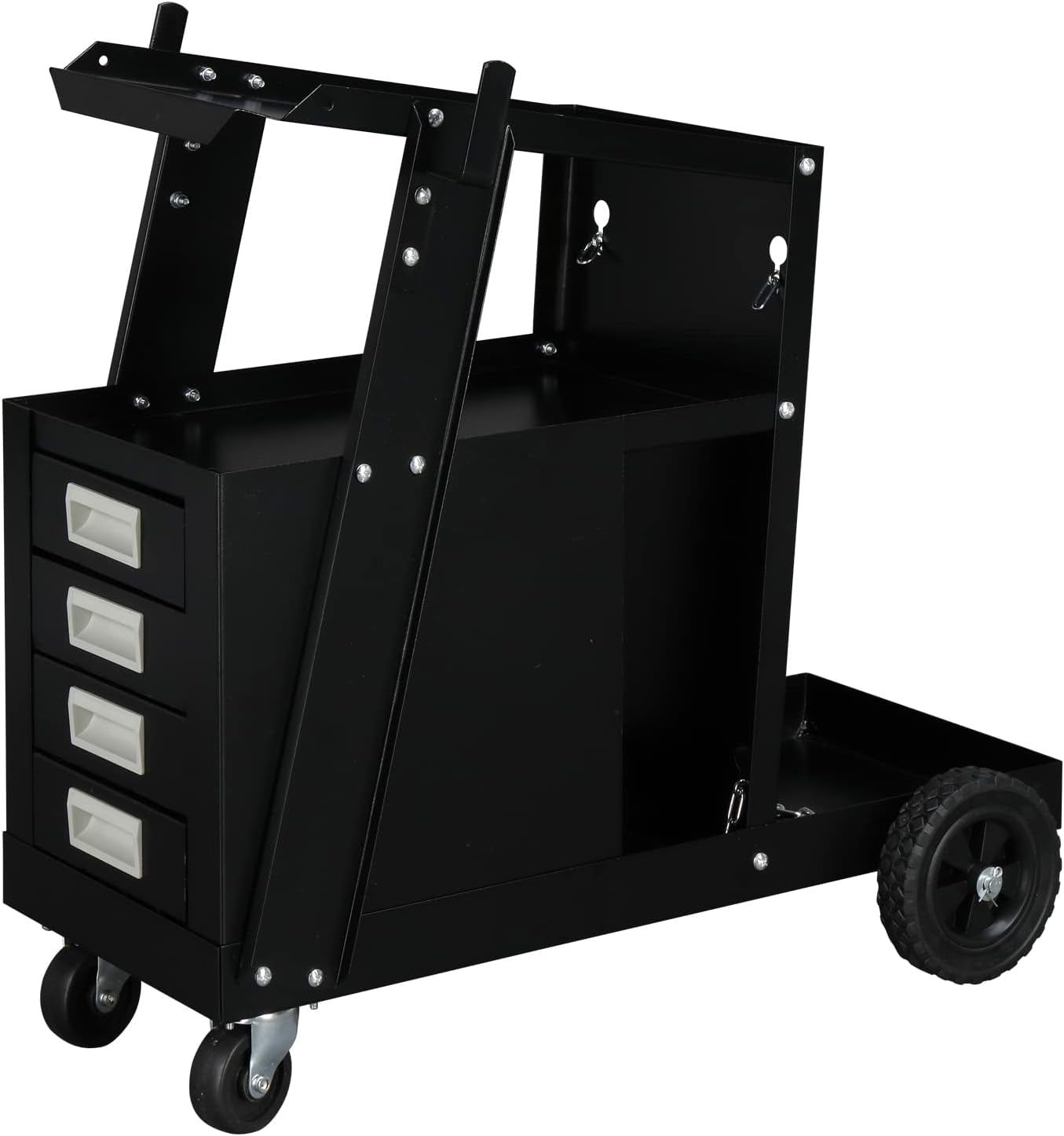 Welding Cart wit 4 Drawers Rolling Welder Plasma Cutter, Heavy