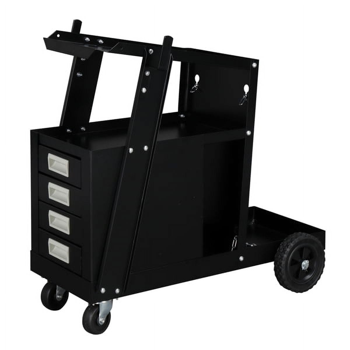 Welding Cart wit 4 Drawers Rolling Welder Plasma Cutter, Heavy