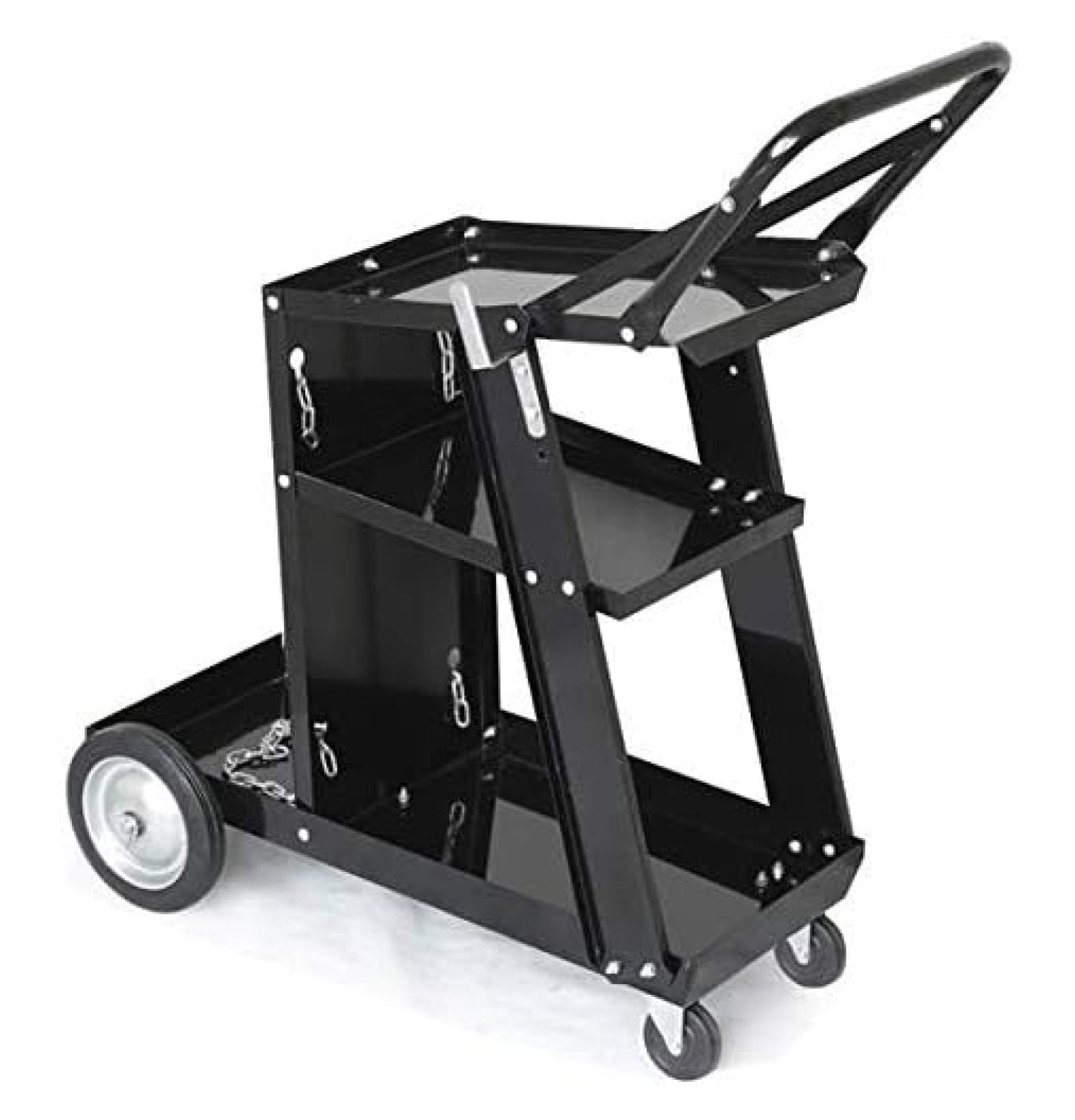 Welding Carts Welder Cart with Storage Trays on Wheels 3-Tier Rolling ...