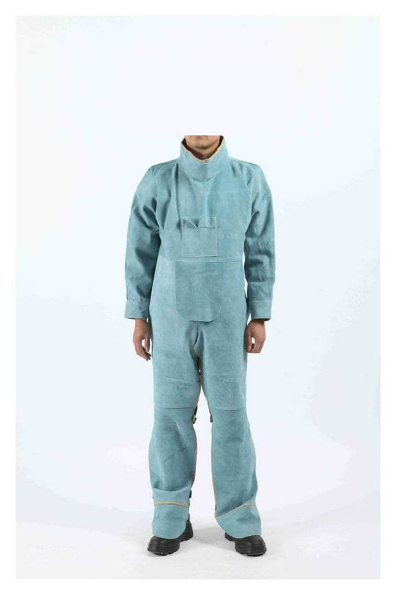 Welding Clothes For Men Flame Resistant Welder Protective Clothing Welder Overalls Leather Apron With Sleeves
