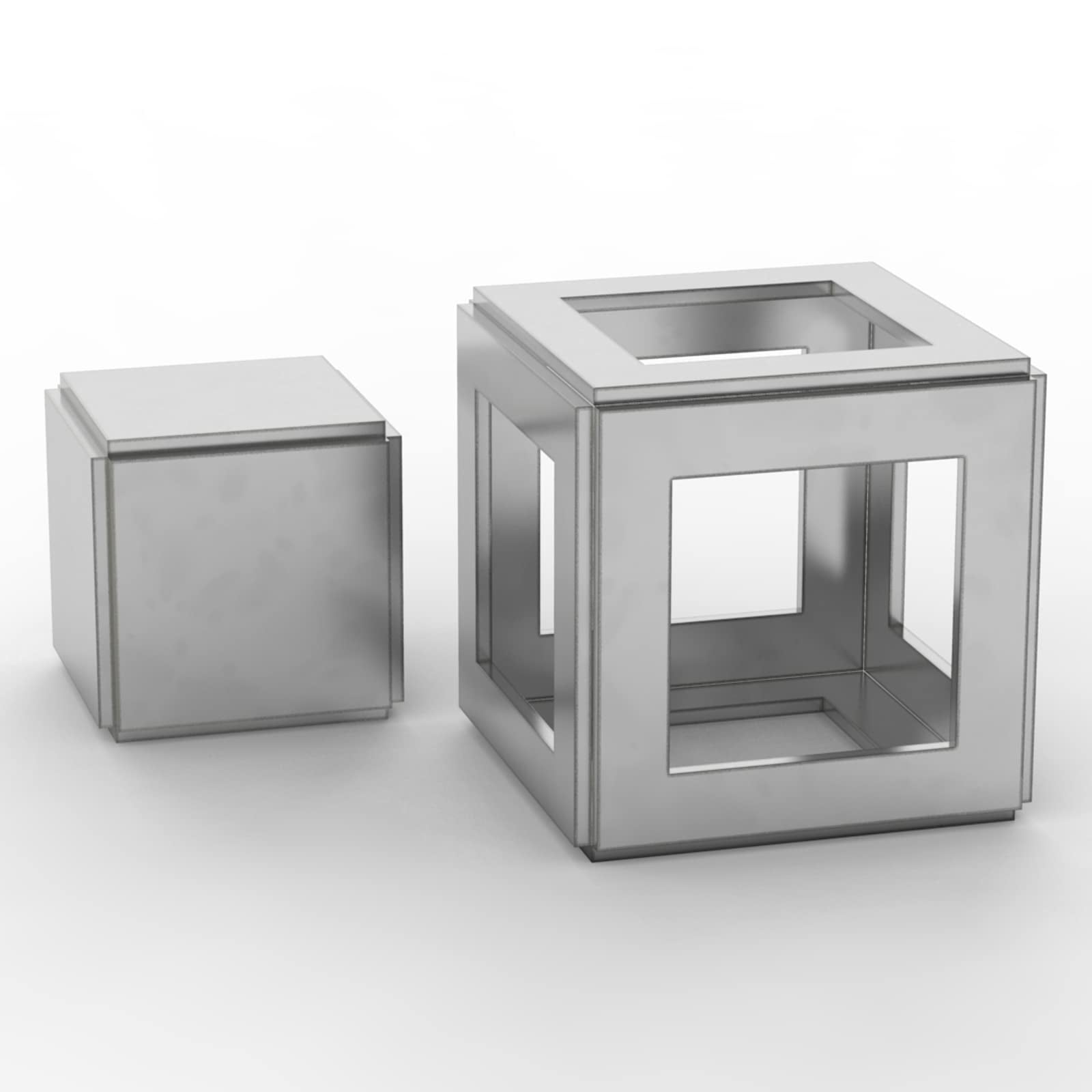 Pen Holder Welding Coupons - 17 Gauge Stainless Steel, 2-Piece Set For Practice & DIY