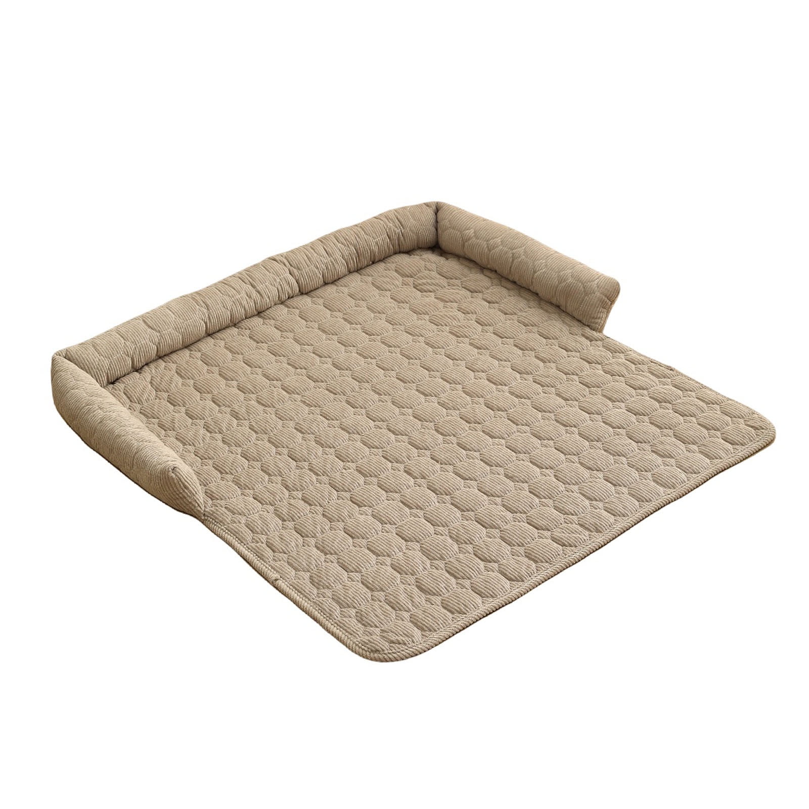 Pet Supplies Fuzzy Couch Covers for Sofa Calming Dog Bed Mat Furniture Protector with Bolster for Dogs and Cats of All Sizes