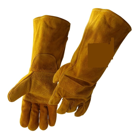 Welding Exclusive Palm Protector, Welding Gloves To Protect Hands Protection Welding Gloves Leather Working Welder Gloves ,Easy to Operate