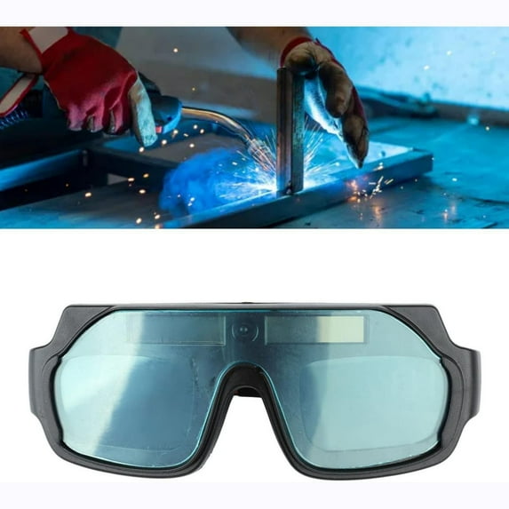 Welding Glasses Auto Darkening Safety Goggles Solar True Color Eyes Protective Pc Lens Welder Mask Welding for Tig Mig Arc Weld Plasma Cut Grinding