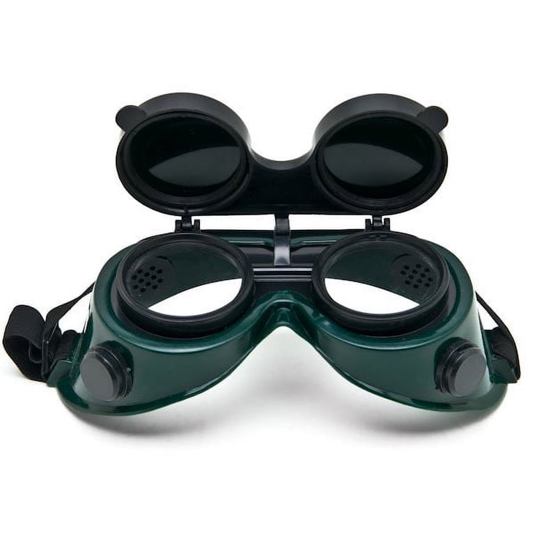 Welding Safety Glasses – IR5.0 Dark Green Goggles, Scratch-Resistant, Anti-Fog, For Arc Welding, Cutting, And Grinding