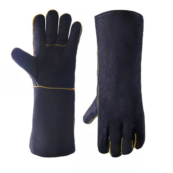 Welding Gloves 16" Inch Heat Resistant Unibody Cow Split Leather BBQ Cooking
