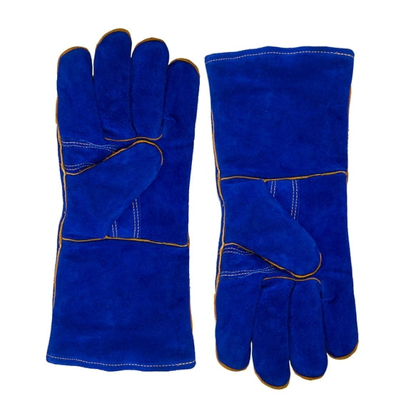 Welding Gloves - Heat/Fire Resistant, Perfect for Gardening/Tig Weld/Beekeeping/BBQ-14inches