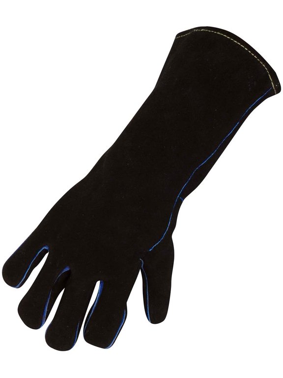 Welding Gloves, Kevlar Sewn, Forging, Blacksmith, Barbecue Mitt, Animal Handling (1, Extra Large)