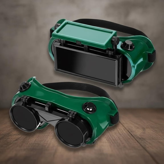 Welding Goggles Flip Up: Safety Glasses for Torching Cutting Brazing Soldering Grinding & Oxy-Acetylene Gas Welding