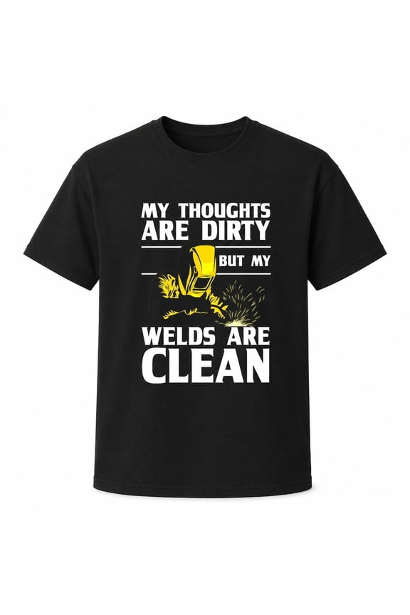 Welding Graphic T-Shirt, Unisex Classic Fit Welder Tee