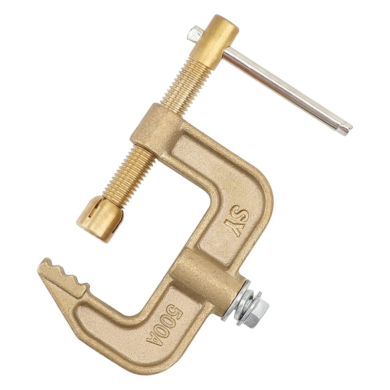 Welding Ground Clamp, 500A Current GType Solid Brass Ground Clamp